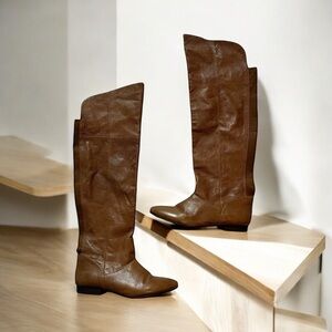 CHINESE LAUNDRY SPRING STREET GENUINE LEATHER RIDING BOOTS SIZE 7.5